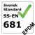 Svensk standard SS-EN 681 (EPDM)