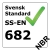 Svensk standard SS-EN 682 (NBR)